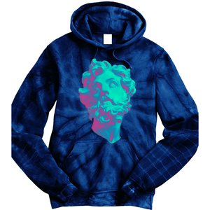 Aesthetic Statue Head Tie Dye Hoodie