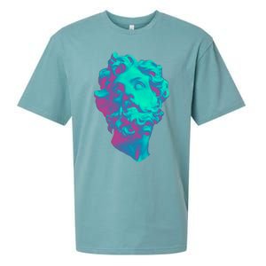 Aesthetic Statue Head Sueded Cloud Jersey T-Shirt