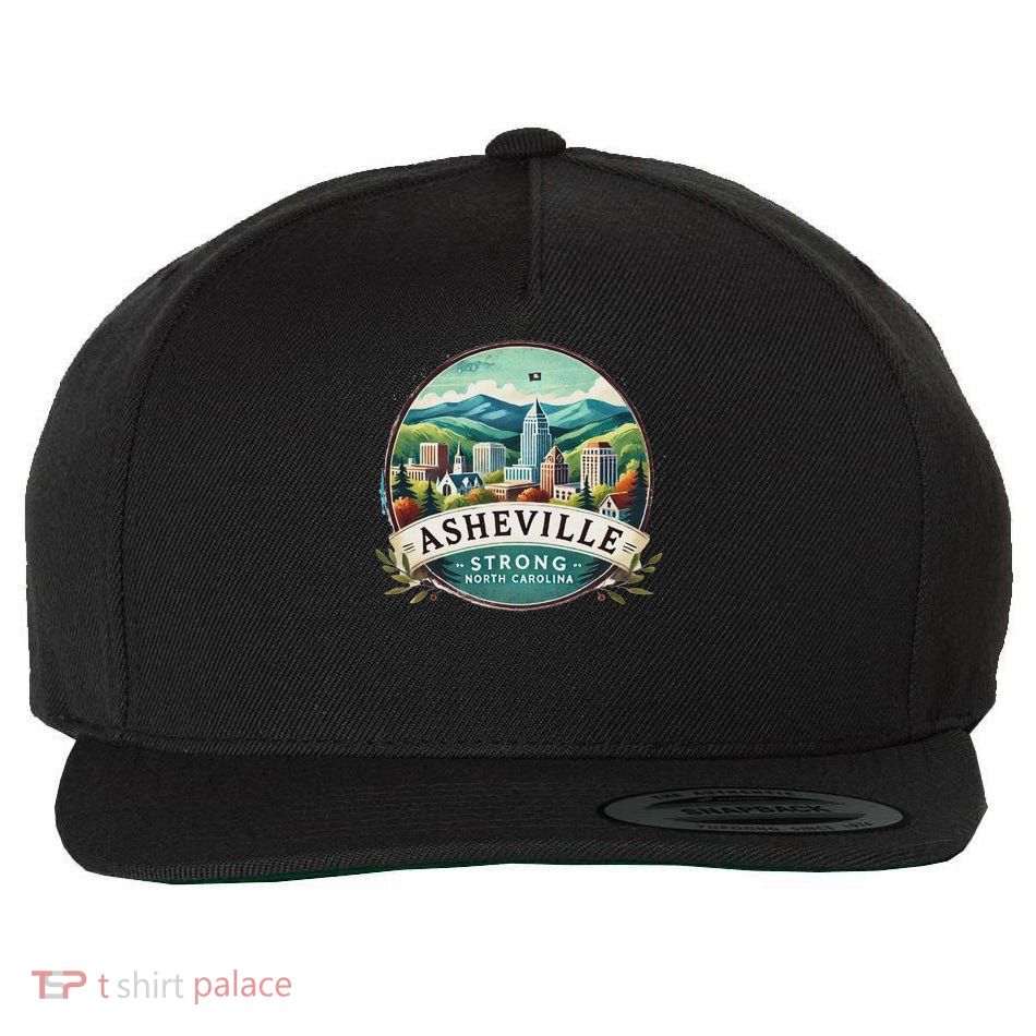 Asheville Strong Helene Recovery Wool Snapback Cap