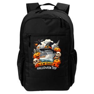 Aw Ship Halloween Trip Family Cruising Crew Cruise Squad Daily Commute Backpack