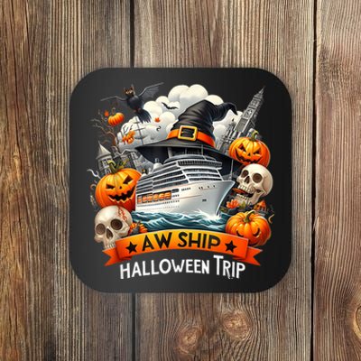 Aw Ship Halloween Trip Family Cruising Crew Cruise Squad Coaster