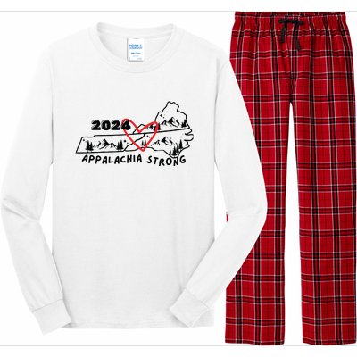 Appalachia Strong Hurricane Helene Southern Relief Long Sleeve Pajama Set