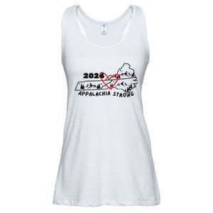 Appalachia Strong Hurricane Helene Southern Relief Ladies Essential Flowy Tank