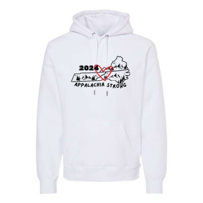 Appalachia Strong Hurricane Helene Southern Relief Premium Hoodie