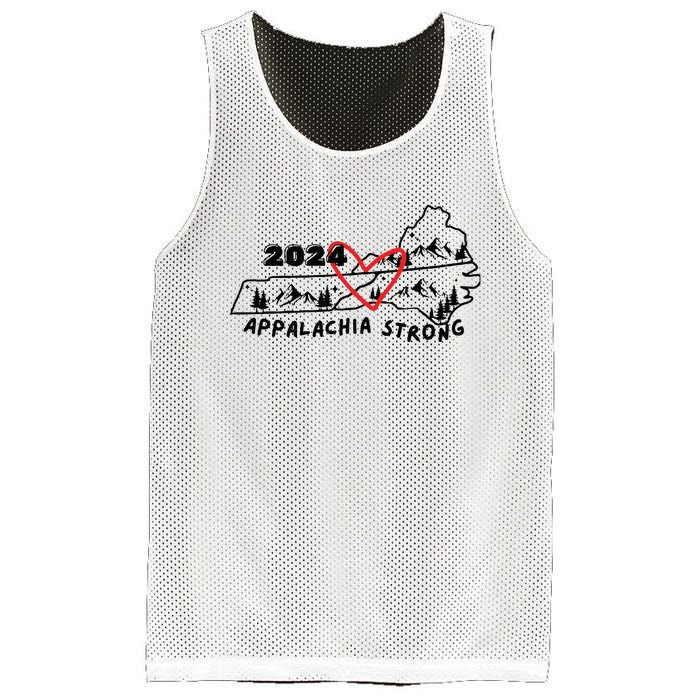 Appalachia Strong Hurricane Helene Southern Relief Mesh Reversible Basketball Jersey Tank