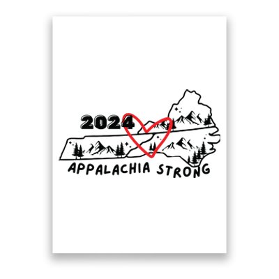 Appalachia Strong Hurricane Helene Southern Relief Poster