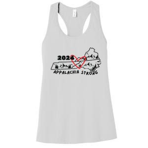 Appalachia Strong Hurricane Helene Southern Relief Women's Racerback Tank