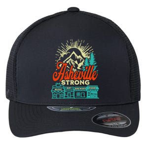 Asheville Strong Hurricane Helene Flexfit Unipanel Trucker Cap