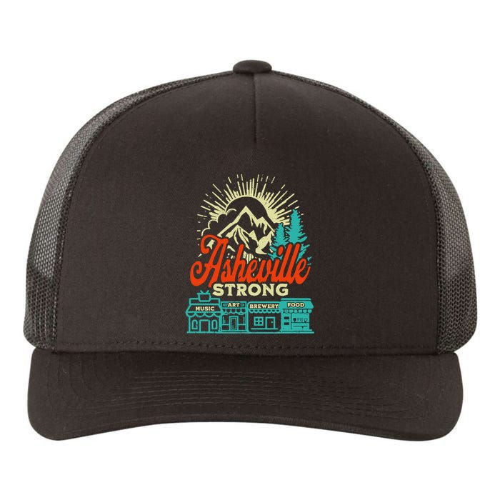 Asheville Strong Hurricane Helene Yupoong Adult 5-Panel Trucker Hat