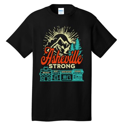 Asheville Strong Hurricane Helene Tall T-Shirt