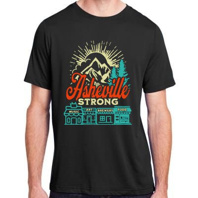 Asheville Strong Hurricane Helene Adult ChromaSoft Performance T-Shirt