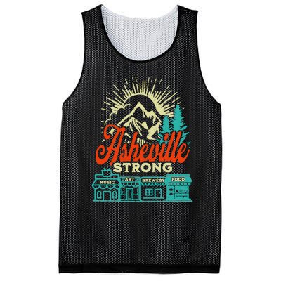 Asheville Strong Hurricane Helene Mesh Reversible Basketball Jersey Tank