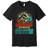 Asheville Strong Hurricane Helene Premium T-Shirt