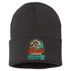 Asheville Strong Hurricane Helene Sustainable Knit Beanie