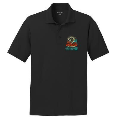 Asheville Strong Hurricane Helene PosiCharge RacerMesh Polo