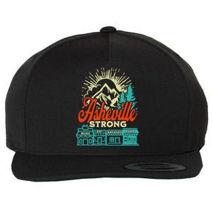 Asheville Strong Hurricane Helene Wool Snapback Cap