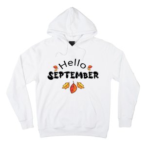 Autumn Season Hello September Graphic Hoodie