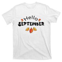 Autumn Season Hello September Graphic T-Shirt