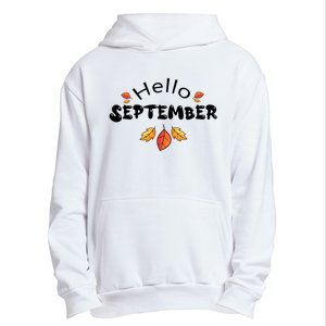 Autumn Season Hello September Graphic Urban Pullover Hoodie