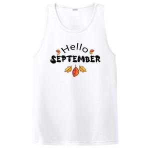 Autumn Season Hello September Graphic PosiCharge Competitor Tank