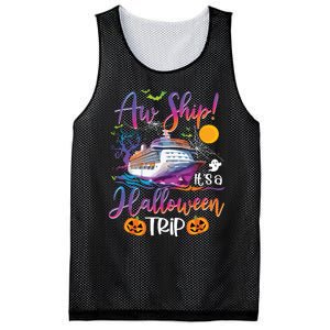 Aw Ship Halloween Trip Family Cruising Crew Cruise Squad Mesh Reversible Basketball Jersey Tank