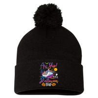 Aw Ship Halloween Trip Family Cruising Crew Cruise Squad Pom Pom 12in Knit Beanie