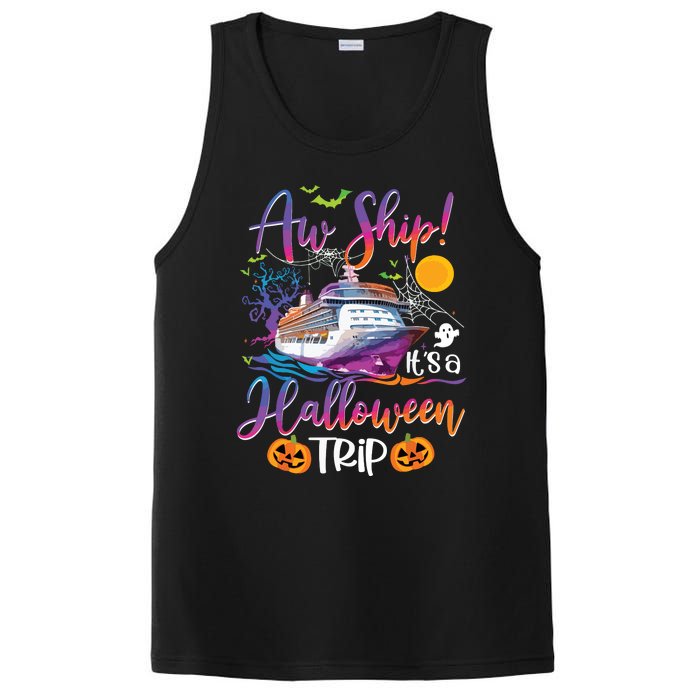 Aw Ship Halloween Trip Family Cruising Crew Cruise Squad PosiCharge Competitor Tank