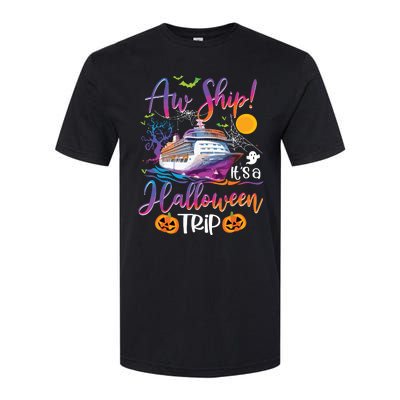 Aw Ship Halloween Trip Family Cruising Crew Cruise Squad Softstyle CVC T-Shirt