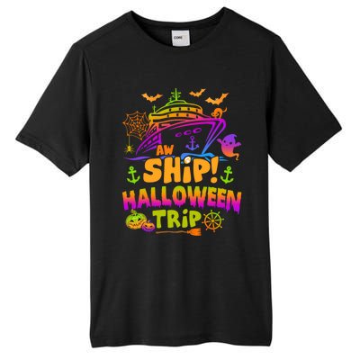 Aw Ship Halloween Trip Family Cruising Crew Cruise Squad Gift Tall Fusion ChromaSoft Performance T-Shirt