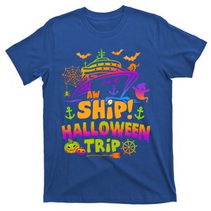 Aw Ship Halloween Trip Family Cruising Crew Cruise Squad Gift T-Shirt