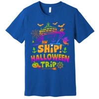 Aw Ship Halloween Trip Family Cruising Crew Cruise Squad Gift Premium T-Shirt