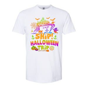 Aw Ship Halloween Trip Family Cruising Crew Cruise Squad Gift Softstyle CVC T-Shirt