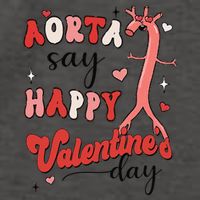 Aorta Say Happy ValentineS Day Nurse Tele Tech Ekg Xmas Vector Backpack
