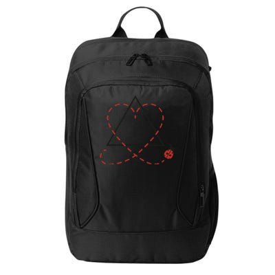 Adoption Symbol Heart Foster Mom Dad Adopt Gotcha Day City Backpack