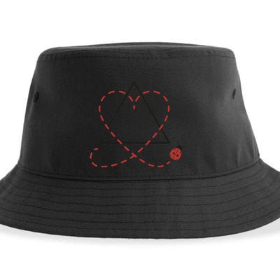 Adoption Symbol Heart Foster Mom Dad Adopt Gotcha Day Sustainable Bucket Hat