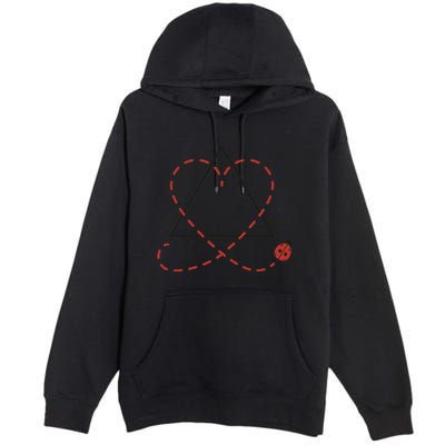 Adoption Symbol Heart Foster Mom Dad Adopt Gotcha Day Premium Pullover Hoodie