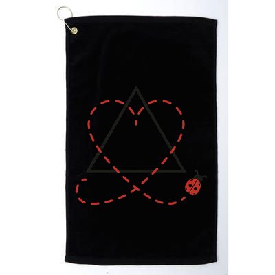 Adoption Symbol Heart Foster Mom Dad Adopt Gotcha Day Golf Towel