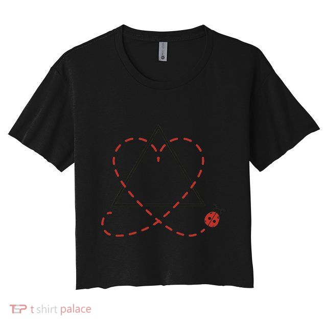 Adoption Symbol Heart Foster Mom Dad Adopt Gotcha Day Crop Top