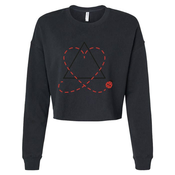 Adoption Symbol Heart Foster Mom Dad Adopt Gotcha Day Cropped Pullover Crew