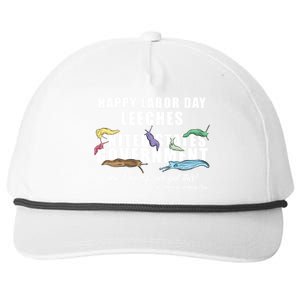 Anti Socialism Happy Labor Day Leeches Cute Gift Snapback Five-Panel Rope Hat