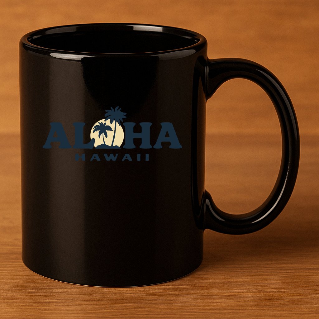 Aloha Sunset Hawaii 11oz C Handle Ceramic Mug