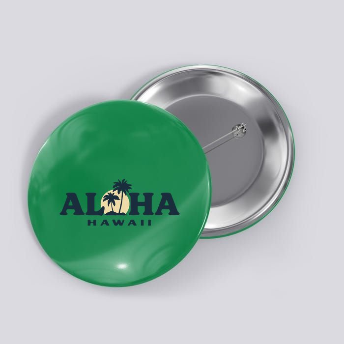 Aloha Sunset Hawaii Button