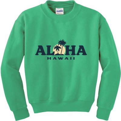 Aloha Sunset Hawaii Kids Sweatshirt