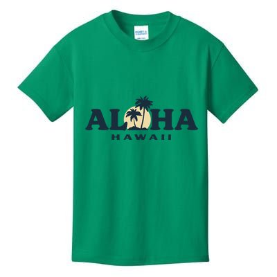 Aloha Sunset Hawaii Kids T-Shirt