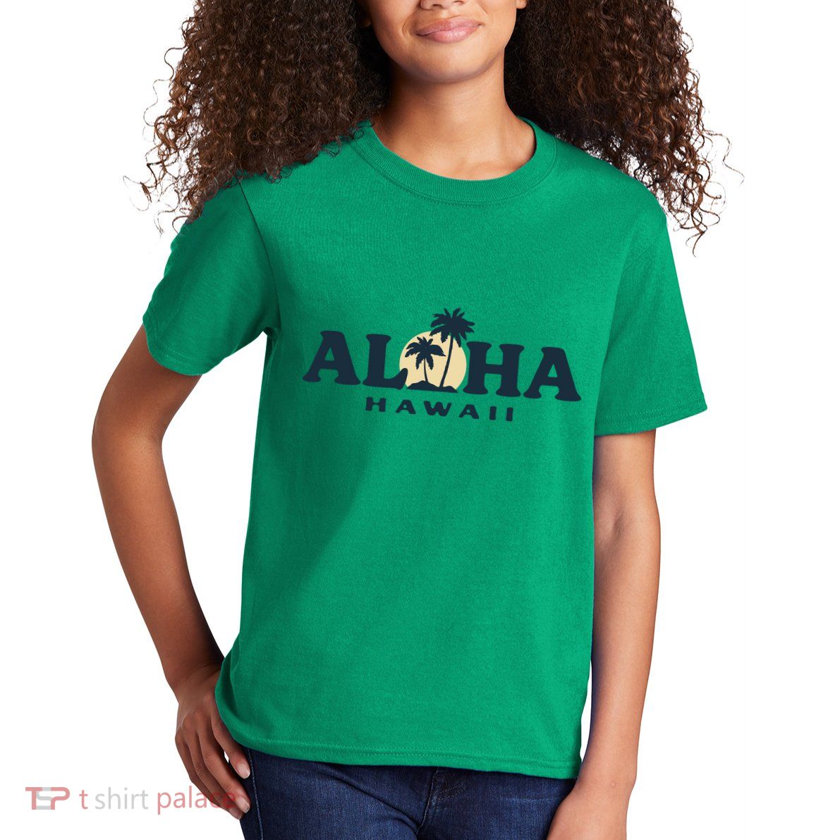 Aloha Sunset Hawaii Kids T-Shirt