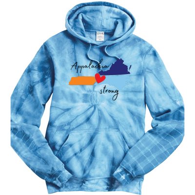 Appalachia Strong Hurricane Helene Disaster Relief Tie Dye Hoodie