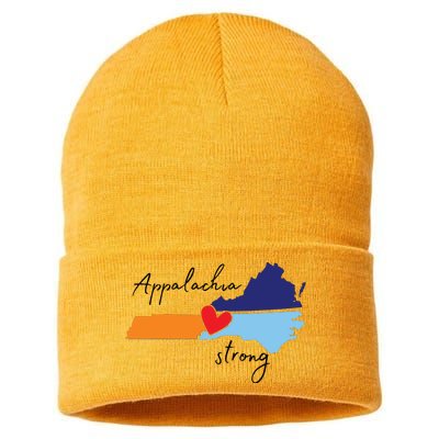 Appalachia Strong Hurricane Helene Disaster Relief Sustainable Knit Beanie