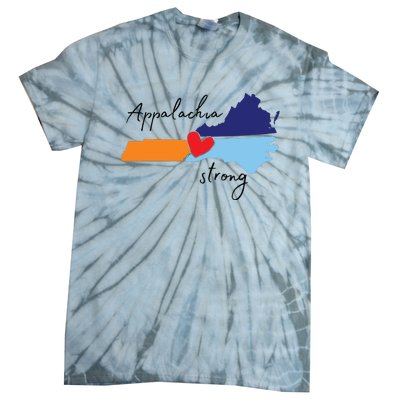 Appalachia Strong Hurricane Helene Disaster Relief Tie-Dye T-Shirt