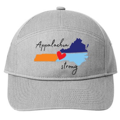 Appalachia Strong Hurricane Helene Disaster Relief 7-Panel Snapback Hat