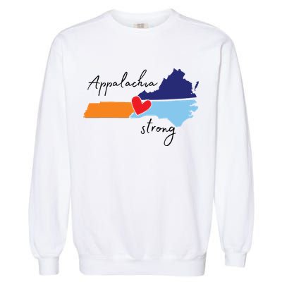 Appalachia Strong Hurricane Helene Disaster Relief Garment-Dyed Sweatshirt